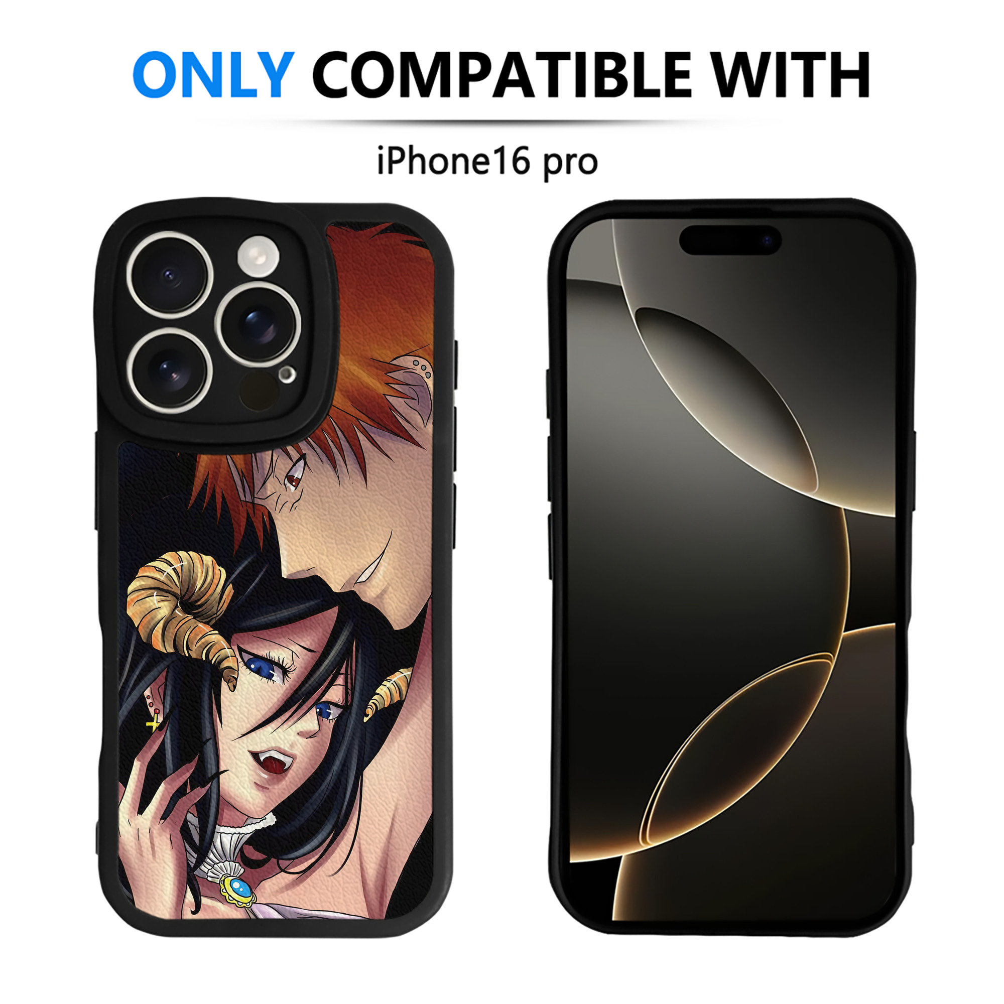 （画像用） ブリーチ BLEACH 【iPhone 16シリーズ対応】シリコンスマホケース（レザー調） 材質：シリコン